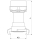 Schlösser Armaturen GARTENSPRITZE, FORM SIRO MIT SCHNELLKUPPLUNG, DN15, 1/2", MS