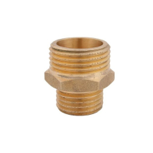 Schlösser Armaturen REDUZIERNIPPEL AGxAG FLACHDICHTEND, 1 1/2"x2", MESSING