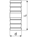 Schlösser Armaturen SCHLAUCHVERBINDER, MASSIV DN40,...