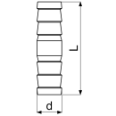Schlösser Armaturen SCHLAUCHVERBINDER, MASSIV DN15,...