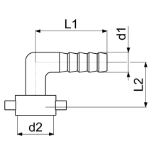 Schlösser Armaturen WINKELVERSCHRAUBUNG FLACHDICHTEND, 3/8"x1/2", MESSING