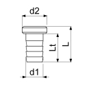 Schlösser Armaturen VATERTEIL 1/2"x1/2",...