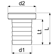 Schlösser Armaturen VATERTEIL 1 1/4"x1 1/2", MESSING