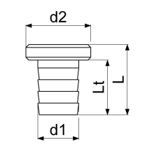 Schlösser Armaturen VATERTEIL 3/4"x1", MESSING