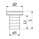 Schlösser Armaturen VATERTEIL 3/4"x1",...