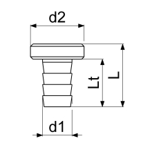 Schlösser Armaturen VATERTEIL 1/2"x3/4", MESSING