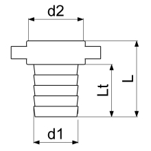 Schlösser Armaturen MS-SCHLAUCHVERSCHRAUBUNG 2-TLG.FLACHDICHTEND, 1 1/4"x1 1/4"