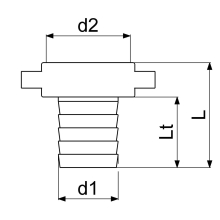 Schlösser Armaturen MS-SCHLAUCHVERSCHRAUBUNG 2-TLG.FLACHDICHTEND, 1 1/4"x1 1/2"