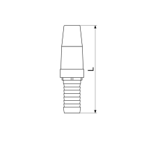 Schlösser Armaturen GARTENSPRITZE M.SCHLAUCHTUELLE DN20, 3/4", MESSING