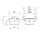 Schlösser Armaturen SCHNELLKUPPLUNG MIT AG DN25,...