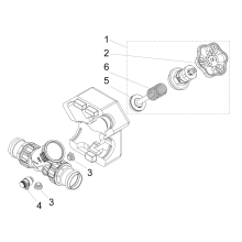 Schlösser Armaturen KFR-VENTIL, PRESSANSCHLUSS IG M.ENTL, NST.SP, M.DS, DN32, PR35, DVGW