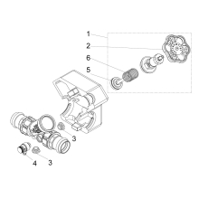 Schlösser Armaturen KFR-VENTIL, PRESSANSCHLUSS IG M.ENTL, NST.SP, M.DS, DN25, PR28, DVGW