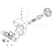 Schlösser Armaturen KFR-VENTIL, PRESSANSCHLUSS IG M.ENTL, NST.SP, M.DS, DN20, PR22, DVGW