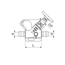 Schlösser Armaturen KFR-VENTIL, PRESSANSCHLUSS IG...