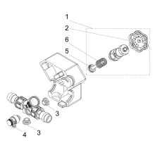 Schlösser Armaturen KFR-VENTIL, PRESSANSCHLUSS IG M.ENTL, NST.SP, M.DS, DN15, PR15, DVGW