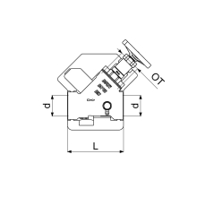 Schlösser Armaturen KFR-VENTIL, MUFFENANSCHLUSS M.ENTL, N.STEIG.SP, M.DS, DN40, DVGW