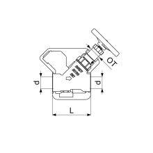 Schlösser Armaturen KFR-VENTIL, MUFFENANSCHLUSS O.ENTL, N.STEIG.SP, M.DS, DN20, DVGW