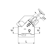 Schlösser Armaturen KFR-VENTIL, MUFFENANSCHLUSS M.ENTL, STEIG.SP, M.DS, DN50, DVGW
