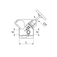 Schlösser Armaturen KFR-VENTIL, MUFFENANSCHLUSS M.ENTL, STEIG.SP, M.DS, DN20, DVGW