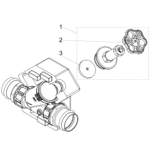 Schlösser Armaturen FREISTROMVENTIL, PRESSANSCHL.IG O.ENTL, NST.SP, M.DS, DN50, PR54, DVGW