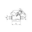 Schlösser Armaturen FREISTROMVENTIL, PRESSANSCHL.IG...