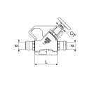 Schlösser Armaturen FREISTROMVENTIL, PRESSANSCHL.IG...