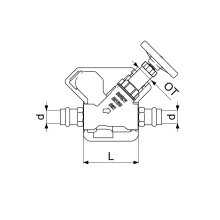Schlösser Armaturen FREISTROMVENTIL, PRESSANSCHL.IG O.ENTL, NST.SP, M.DS, DN20, PR18, DVGW