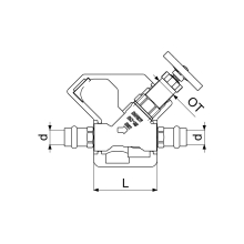 Schlösser Armaturen FREISTROMVENTIL, PRESSANSCHL.IG O.ENTL, NST.SP, M.DS, DN15, PR15, DVGW