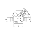 Schlösser Armaturen FREISTROMVENTIL, PRESSANSCHL.IG...