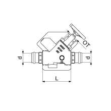 Schlösser Armaturen FREISTROMVENTIL, PRESSANSCHL.IG M.ENTL, ST.SP, M.DS, DN32, PR35, DVGW