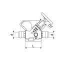 Schlösser Armaturen FREISTROMVENTIL, PRESSANSCHL.IG...