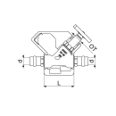 Schlösser Armaturen FREISTROMVENTIL, PRESSANSCHL.IG...