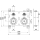 Schlösser Armaturen MONTAGEBLOCK DUO, TYP 2"-KOAX MIT BEF.-MATERIAL, IG 3/4", MESSING