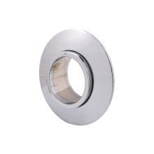 Schlösser Armaturen ROSETTE 2-TLG, MIT INNENTUBUS, 125MM, AUFSCHUBHÃ–HE 41MM, VERCHROMT