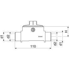 Schlösser Armaturen KOAXIAL-MEHRSTRAHL-GEHAEUSE UPM-EASN, 2", IG 1/2", BL 110MM