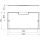 Schlösser Armaturen ABDECKUNG MIT SCHRAUBEN, 2-FACH CHROM-NICKEL-STAHL, MATTIERT