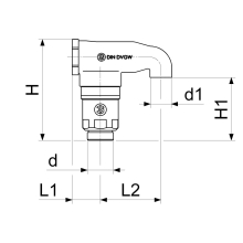 Schlösser Armaturen ROHRBELUEFTER ERSATZ FUER 8201+8203, DN15, AG3/4"