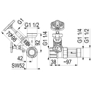 Schlösser Armaturen ABZWEIG-T-VENTIL, KFR, STEIG.SP....