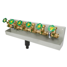 Schlösser Armaturen ATV-STATION, STEIGENDE SPINDEL 6-FACH, DN25, EING. 1", OB.A. 1 1/2"