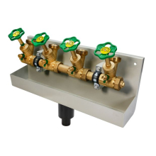 Schlösser Armaturen ATV-STATION, STEIGENDE SPINDEL 4-FACH, DN25, EING. 1", OB.A. 1 1/2"