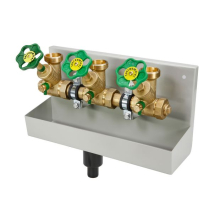 Schlösser Armaturen ATV-STATION, STEIGENDE SPINDEL 3-FACH, DN25, EING. 1", OB.A. 1 1/2"