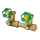 Schlösser Armaturen ATV-VERTEILER, STEIG.SPINDEL 2-FACH, DN25, EING. 1", OB.A. 1 1/4"