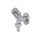 Schlösser Armaturen GERAETESCHRAEGSITZVENTIL, SV DESIGNGRIFF, DN15, 1/2", POL.VERCHR.