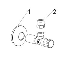 Schlösser Armaturen ECKVENTIL M. FILTER, N.SELBSTD. QUETSCHVER.M.LA, DN15, 1/2"x10MM