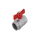 Schlösser Armaturen KUGELHAHN, SCHWER, DN10, 3/8" BL 40MM, FLUEGELGR.ROT, MATT CHROM
