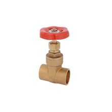 Schlösser Armaturen MS-MUFFENSCHIEBER LOET22 HANDR. ROT, PTFE-DICHTUNG, MS-BLANK