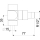Schlösser Armaturen QUADRUPLEX HK-VERSCHR, M.ENTL. ECKFORM, DN15, 1/2", EDELST.DESIGN