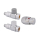 Schl&ouml;sser Armaturen STYLE-TEC-SET, DURCHGANGSFORM DN15, 1/2", POLIERT VERCHROMT