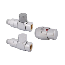 Schlösser Armaturen STYLE-TEC-SET, DURCHGANGSFORM DN15, 1/2", REINWEISS