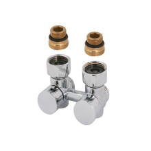 Schlösser Armaturen ANSCHLUSSARM. DESIGN PLUS, ECKF 2R-SYS, NIPPEL, DN15, UE-MU3/4, CHROM